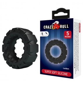 CRAZY BULL - Laiden Super Soft Silicon Male Delay Cock Rings (Model 5)